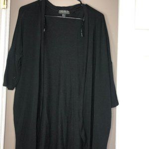 Forever 21+ thin black Cardigan